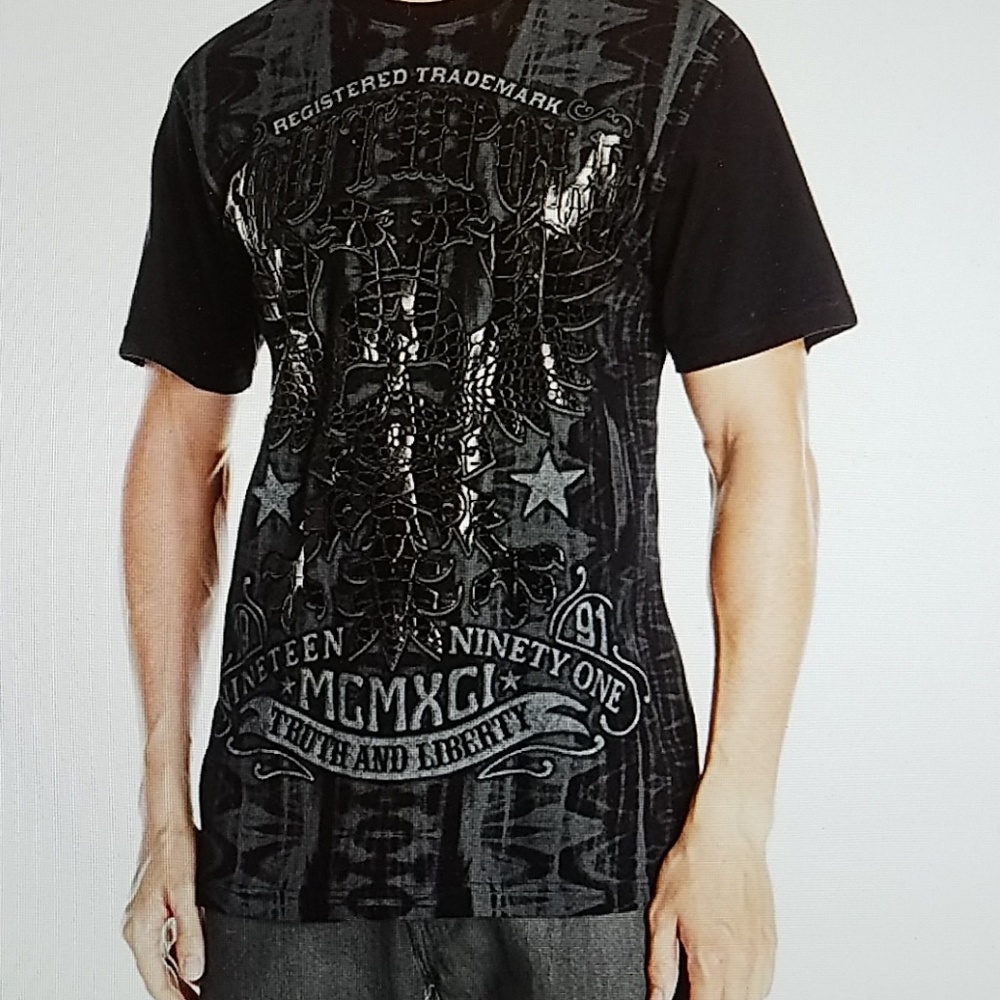 South pole men T-shirt Skull Gel Graphics size Lar